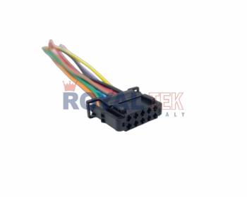 FICHA DE CONEXION ROYALTEK 10 VIAS (DOCE) COMANDO PANEL AIRE ACONDICIONADO VOLKSWAGEN GOL / FOX / VOYAGE - VENTA EN PAQUETES DE 5 UNIDADES ---